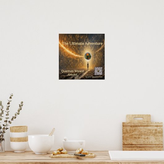Quantum Wizard Amulet Poster (Keuken)
