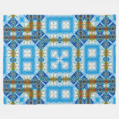 Quantum Wormhole Physics Blauwdruk Zijde Mandala Fleece Deken (Voorkant (Horizontaal))