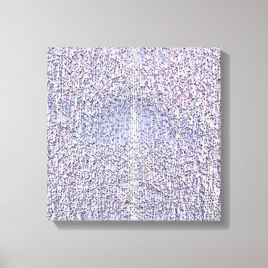 Quantumfysica Geometrisch Patroon Canvas Afdruk (Voorkant)