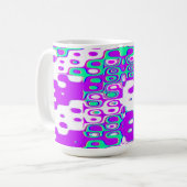 Quantumfysica Geometrisch Patroon Koffiemok (Voorkant links)