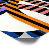Quantumfysica Geometrisch Patroon  Poster (Hoek)