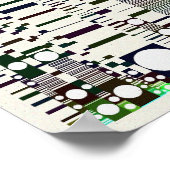 Quantumfysica Geometrisch Patroon Poster (Hoek)