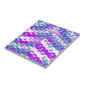 Quantumfysica Geometrisch Patroon Tegeltje (Zijkant)