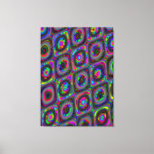 Quantumfysica spectraal kleurverschuiving canvas afdruk (Voorkant)