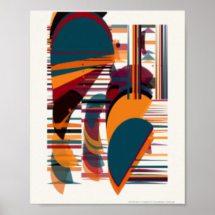 Quantummechanica Bauhaus-patroon Poster