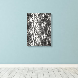 Quantummechanica Gedraaide Touw Patroon Canvas Afdruk