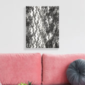 Quantummechanica Gedraaide Touw Patroon Canvas Afdruk (Insitu (Woonkamer))