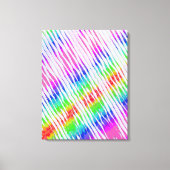 Quantummechanica Kleuren Stroompatroon  Canvas Afdruk (Voorkant)