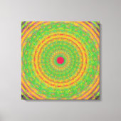 Quantummechanica Mandala Kunst  Canvas Afdruk (Voorkant)