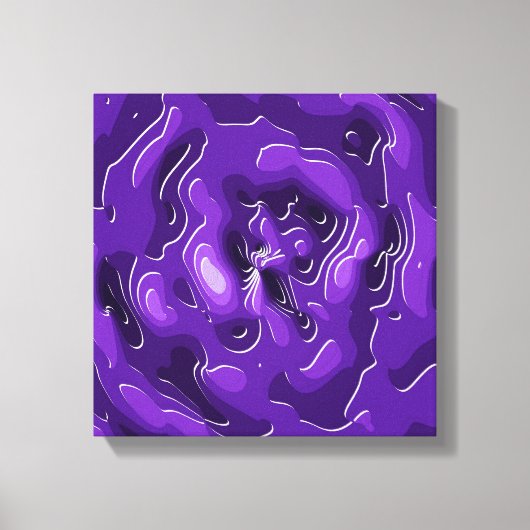 Quantummechanica Wiskundig Patroon Canvas Afdruk (Voorkant)
