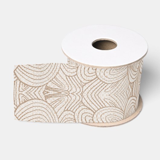 Quantumn Weave - Warm Neutraal Grosgrain Lint (Spoel)