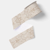 Quantumn Weave - Warm Neutraal Grosgrain Lint (Achterkant)