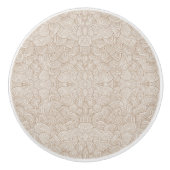 Quantumn Weave - Warm Neutraal Keramische Knop (Voorkant)