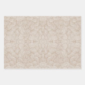 Quantumn Weave - Warm Neutral Inpakpapier Vel (Voorkant 3)
