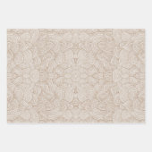 Quantumn Weave - Warm Neutral Inpakpapier Vel (Voorkant 2)