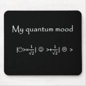 quantumstemming genormaliseerd, grappige quantum f muismat (Voorkant)