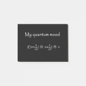 quantumstemming genormaliseerd, grappige quantum f post-it® notes (Voorkant)