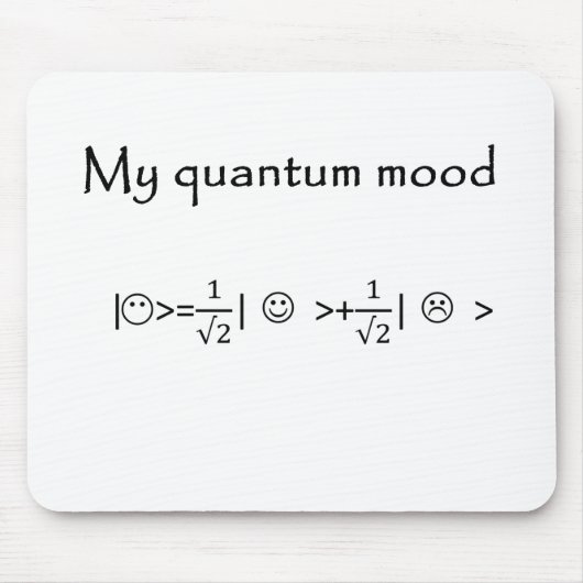 quantumstemming genormaliseerd muismat (Voorkant)