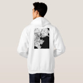 Quanzhou China City Map Hoodie (Achterkant volledig)