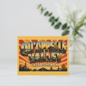 Qu'Appelle Valley Saskatchewan Schitterende Route Briefkaart (Staand voorkant)
