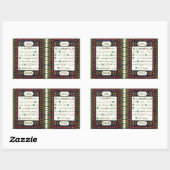 QUARAN RECHTHOEKIGE STICKER (Vel)