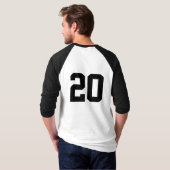 Quaran Team gepersonaliseerd T-shirt (Achterkant volledig)