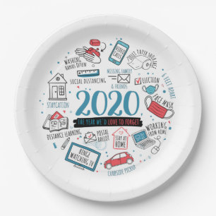 Quarantaine 2020 Pandememoratief Papieren Bordje