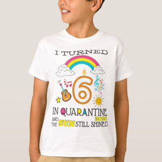 Quarantaine 6e verjaardag 2020 t-shirt