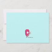 Quarantaine-aanmoediging Get Well Card Aankondiging (Achterkant)