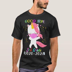 Quarantaine Dabbing Unicorn 3e graaddag 2021 T-shirt