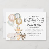 Quarantaine drive by Birthday party voor oerwouden Kaart (Voorkant)