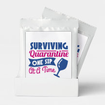 Quarantaine één Sip tegelijk overleven
