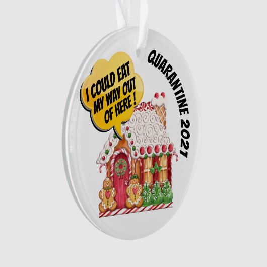 Quarantaine Humor - Zie Terug... Ornament (voorkant)