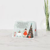 Quarantaine Kerstgedicht Geïllustreerde Vakantie Kaart (Voorkant)