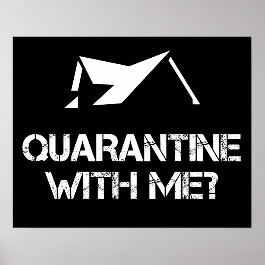 Quarantaine met mij? poster (Voorkant)