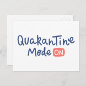 Quarantaine Mode aan Briefkaart (Voorkant / Achterkant)