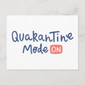 Quarantaine Mode aan Briefkaart (Voorkant)