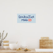Quarantaine Mode aan Poster (Keuken)