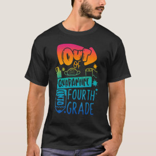 Quarantaine naar vierde klas terug naar school t-shirt