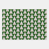 Quarantaine Trio COVID Pandemic Kerstset Gift Inpakpapier Vel (Voorkant 2)