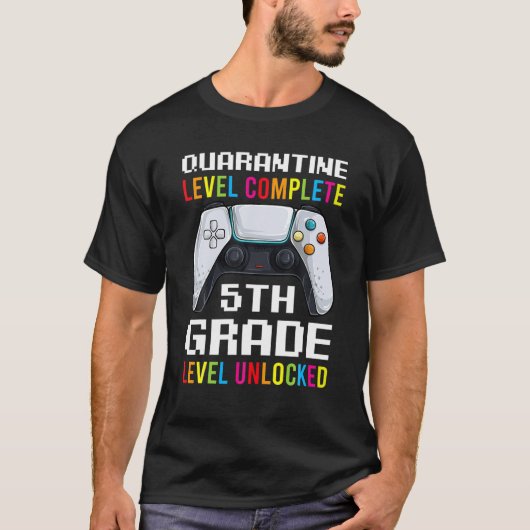 Quarantaineniveau Complete S, vijfde graad terug n T-shirt (Voorkant)