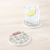 Quarantine 2020 Activities Herdenking Zandsteen Onderzetter (Zijkant)