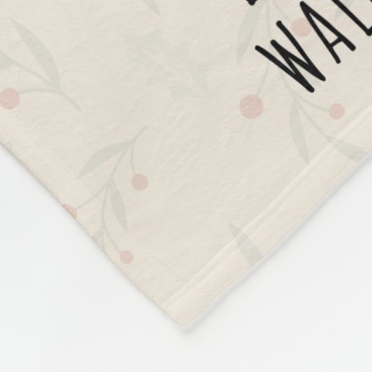 Quarantine 2020 herdenkingskerst fleece deken (Hoek)