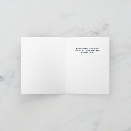 Quarantine 2020 Kerstmis, wat een jaar later Feestdagen Kaart (Binnen)