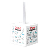 Quarantine Activities 2020 Kerstherdenking Decoratie (Achter hoekig)