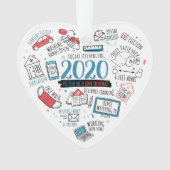 Quarantine Activities 2020 Kerstherdenking Ornament (voorkant)