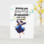 Quarantine Afstuderen card Kaart (Gele Bloem)