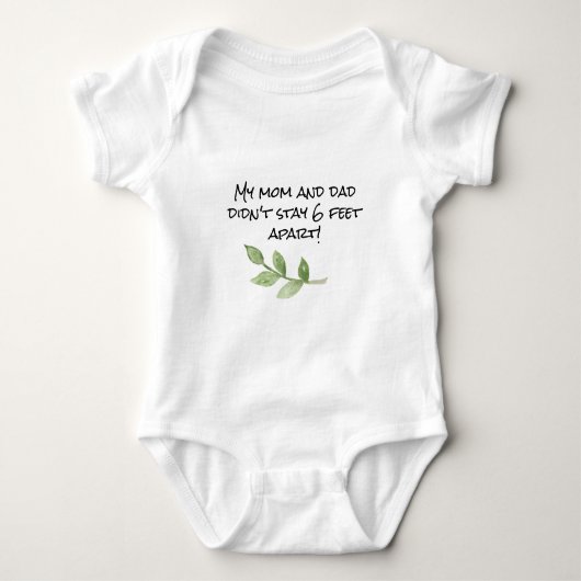 Quarantine Baby Clothing Romper (Voorkant)
