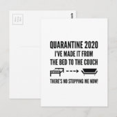 Quarantine Bed Couch Briefkaart (Voorkant / Achterkant)