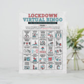 Quarantine Bingo Lockdown Activities (Staand voorkant)